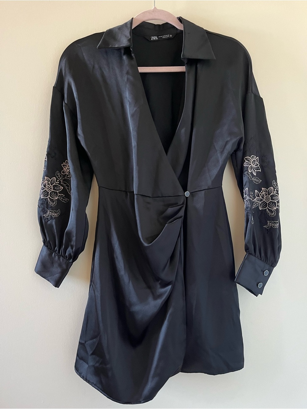 Zara embroidered dress